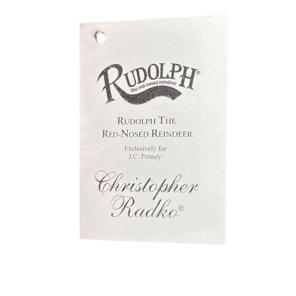 Christopher Radko 1999 Rudolph The Red Nosed Reindeer Ornament Christmas In Box - Picture 6 of 10